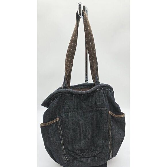 Thirty-One Denim Tote Bag With Pockets & Zippered Compartments - Picture 7 of 8
